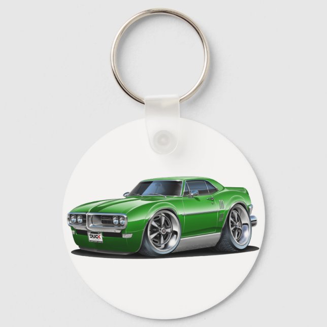 Llavero Coche verde Firebird 1968 (Anverso)