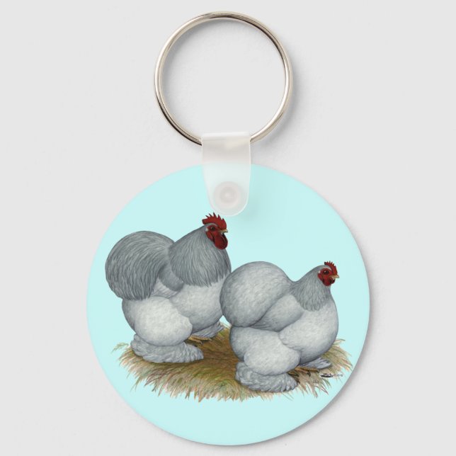 Llavero Cochin: Autoazul (Anverso)