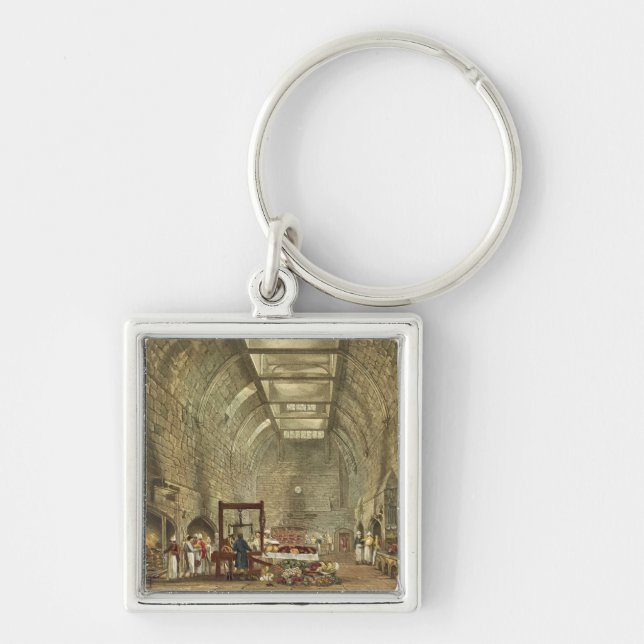 Llavero Cocina antigua, castillo de Windsor, grabado por (Frente)