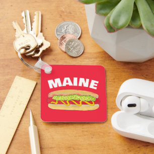 Llavero Cocina de comida Maine Red Snapper Hotdog Portland