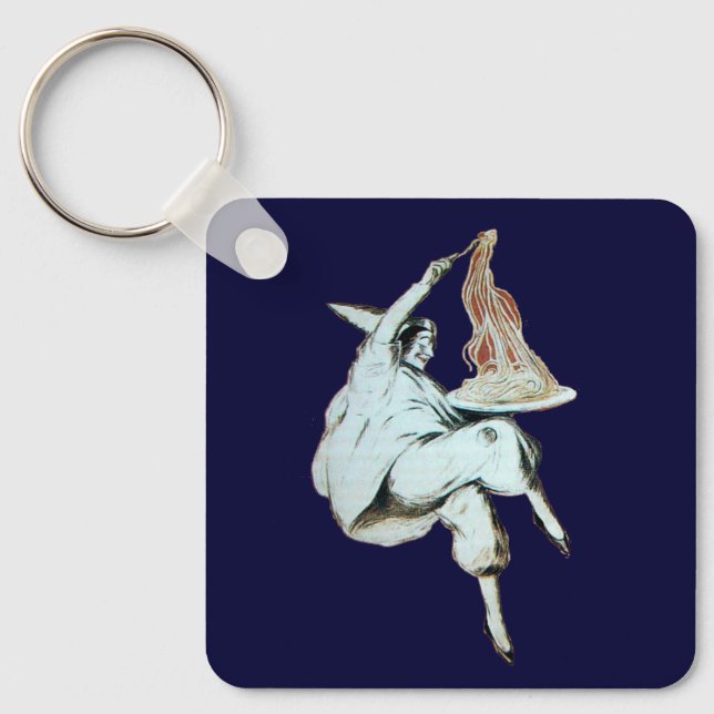 LLAVERO COCINA ITALIANA FIESTA DE ESPAGUETTI, RESTAURANTE  (Anverso)