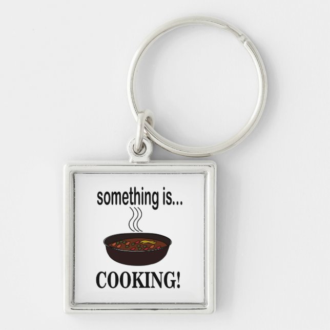 Llavero Cocinar algo es cocinar (Frente)