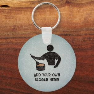 Llavero Cocinar o Chef - Guy Stirring Pot - enviar mensaje