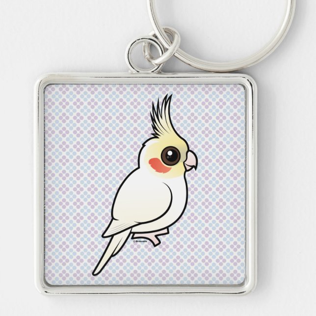 Llavero Cockatiel de Lutino (Frente)