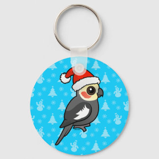 Llavero Cockatiel Santa