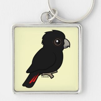 Llavero Cockatoo negro Rojo-atado