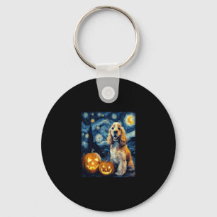 Llavero Cocker americano Spaniel Cute Dog Halloween Jack O