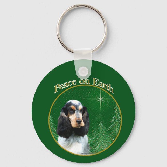 Llavero Cocker Español (Corán) Paz (Anverso)