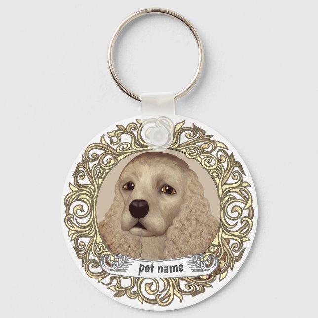 Llavero Cocker Spaniel (Anverso)