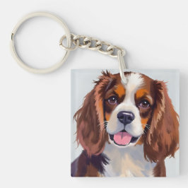 Llavero Cocker Spaniel Dog Painting Pet
