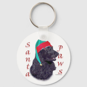 Llavero Cocker Spaniel inglés (blk) Santa Paws