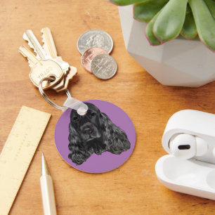 Llavero Cocker Spaniel negro