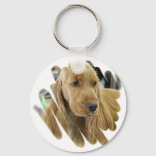 Llavero Cocker Spaniel Puppy Dog Keychain