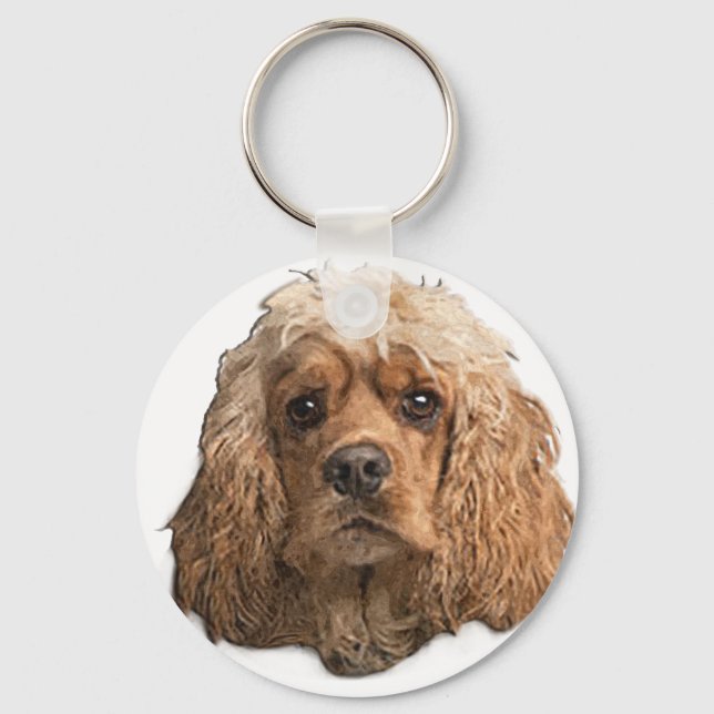 Llavero cocker Spaniels (Anverso)