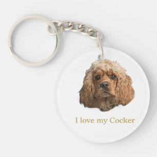 Llavero cocker Spaniels