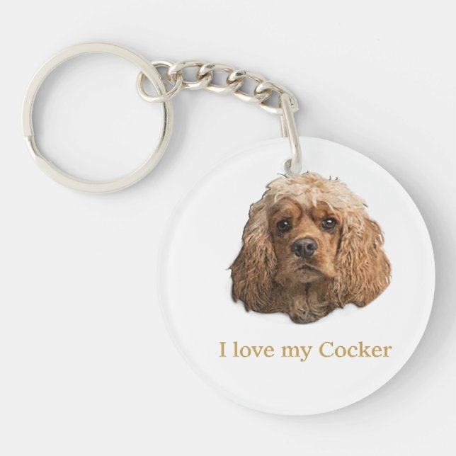 Llavero cocker Spaniels (Frente)