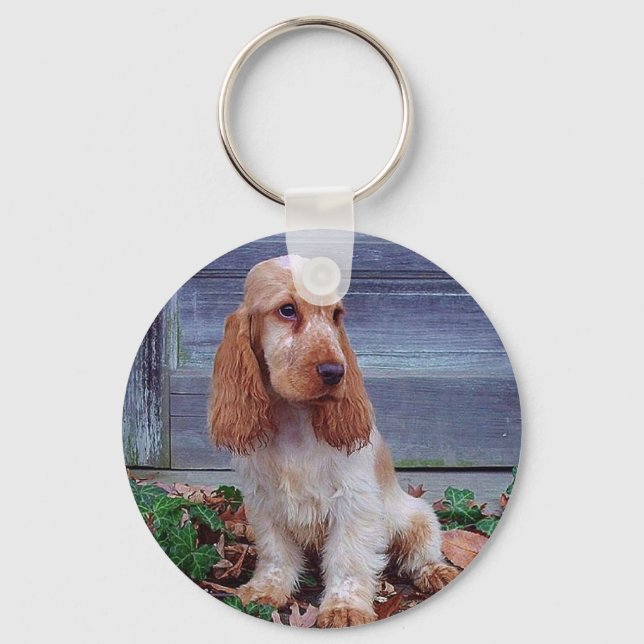 Llavero Cocker Spaniels inglés (Anverso)