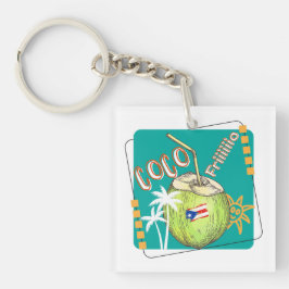 Llavero Coco frio Puerto Rico 