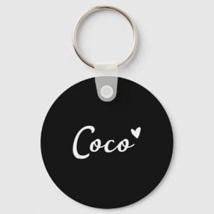 Llavero Coco Lindo Corazón Divertida Abuela Día de la Madr