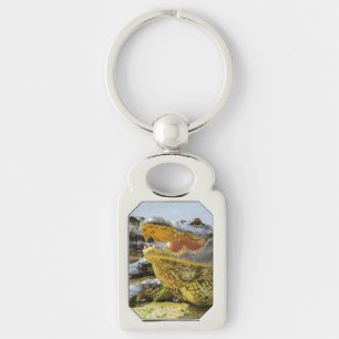 Llavero Cocodrilo. Cara a cara