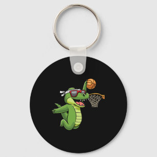 Llavero Cocodrilo Jugando Bysketbyll Alligator Bysketbyll