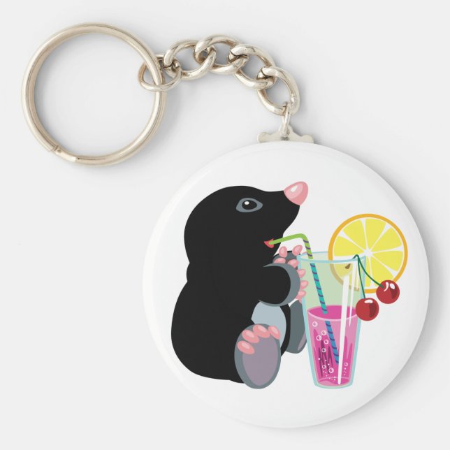 Llavero cóctel de bebida de personalizado mole (Frente)