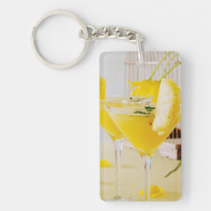 Llavero Cóctel de Fresca de piña y jengibre
