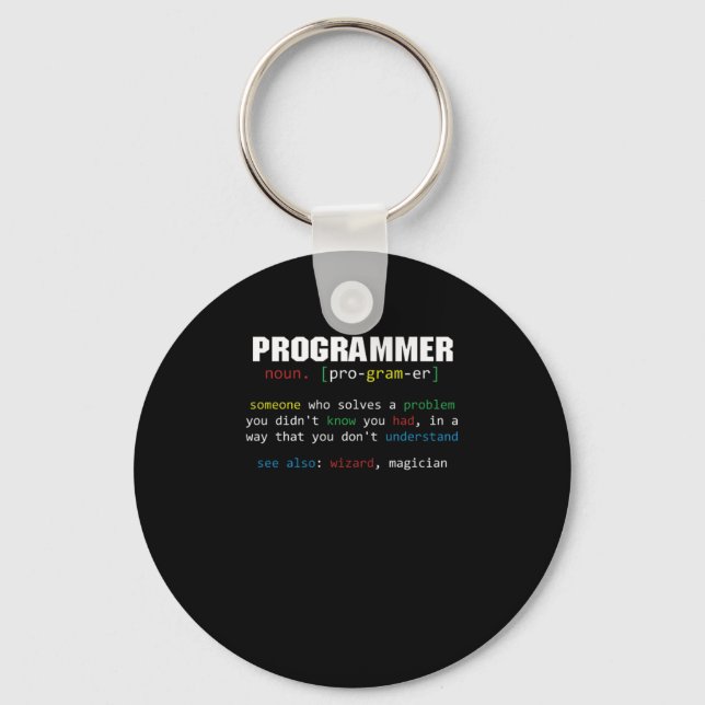 Llavero Codificación de programación de codificador de def (Anverso)