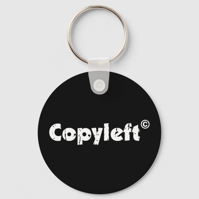 Llavero Código abierto de copyleft (Anverso)