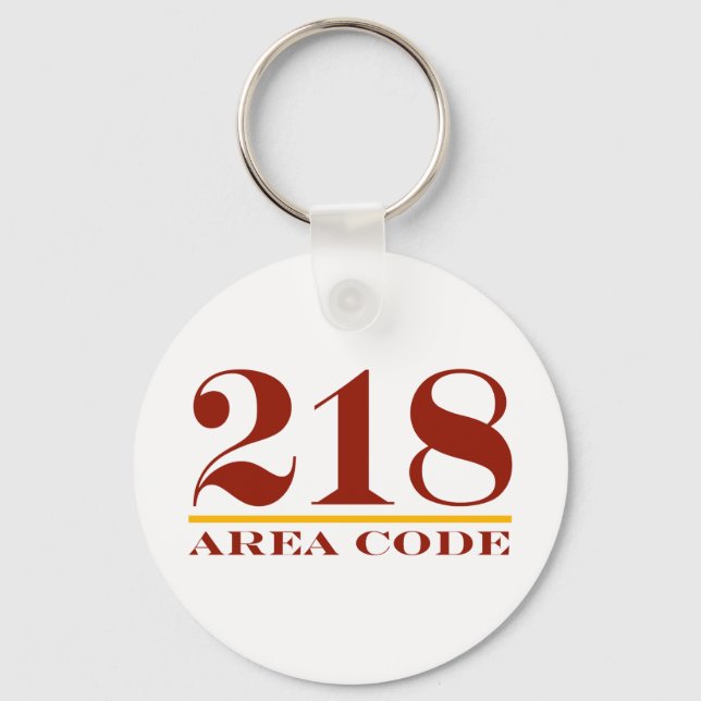 Llavero Código de área 218 (Anverso)