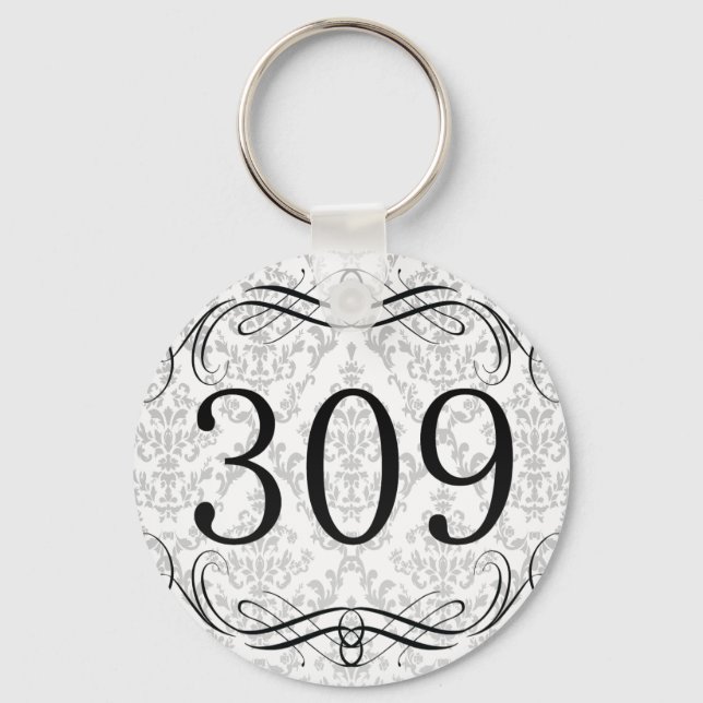 Llavero Código de área 309 (Anverso)