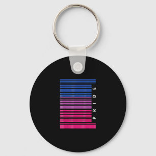 Llavero Código de barras Orgullo Bisexual LGTB Bandera Gay