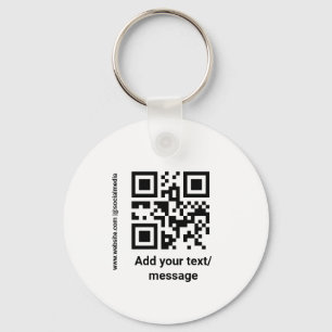 Llavero código de barras personalizado simple agregar su s