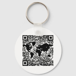 Llavero Código de QR - el mundo