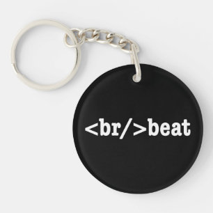 Llavero código del HTML del breakbeat