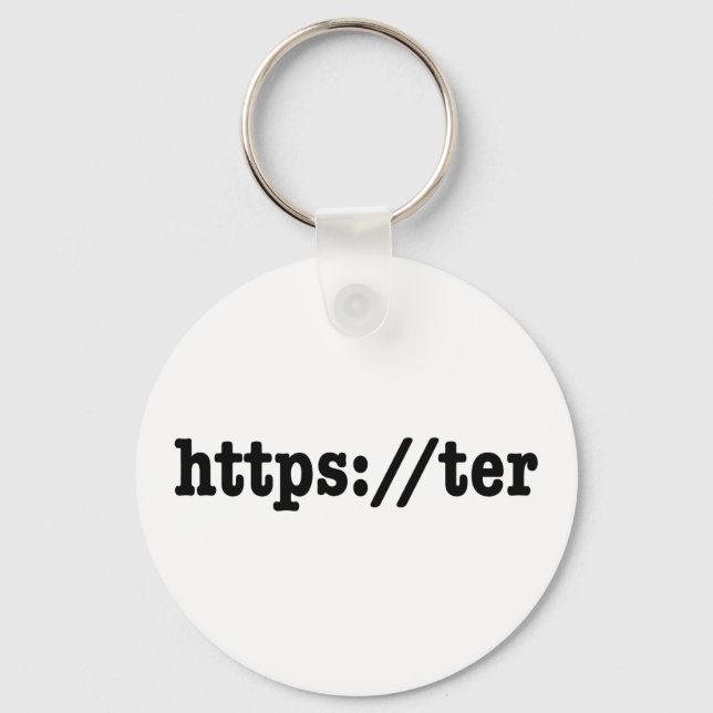 Llavero código https://ter (Anverso)