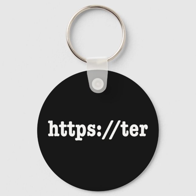 Llavero código https://ter (Anverso)