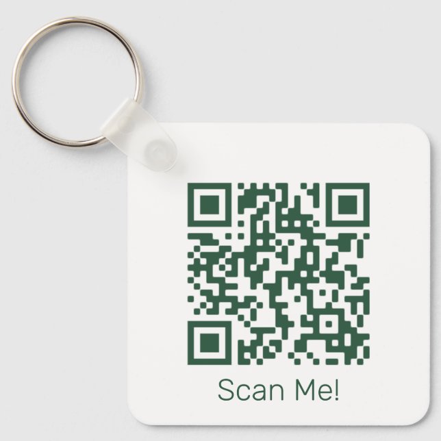 Llavero Código QR - Carga tu propio código QR (Anverso)