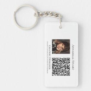 Llavero Código QR de foto Empresa Comercial Grande