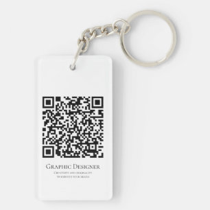 Llavero Código QR de foto Empresa Negocio