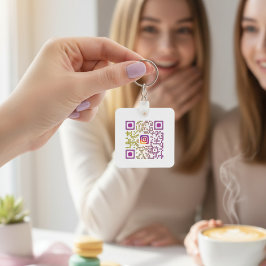 Llavero Código QR de Instagram personalizado