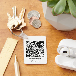 Llavero Código QR de marketing promocional empresarial