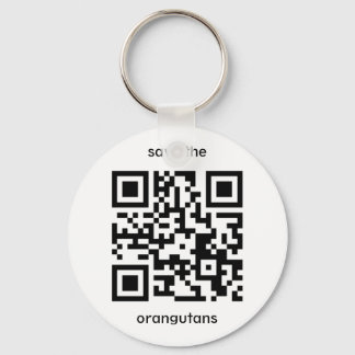 Llavero Código QR de Orangutan