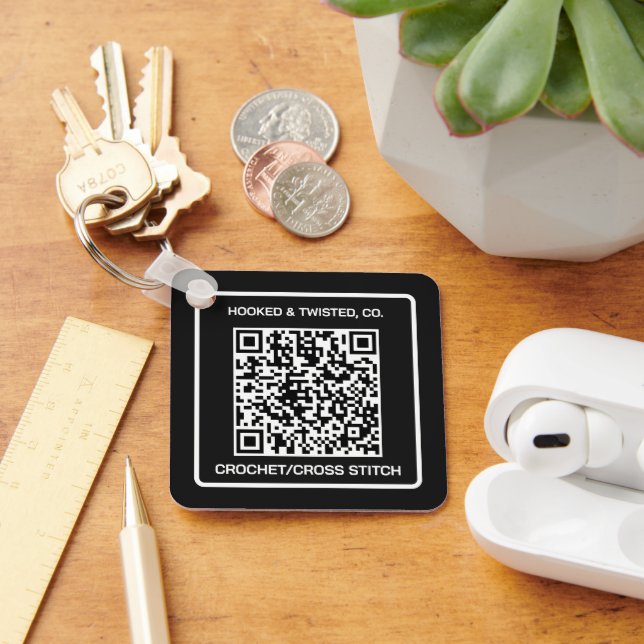 Llavero Código QR de Promoción Empresarial (Escritorio )