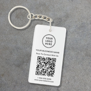 Llavero Código QR del logotipo promocional