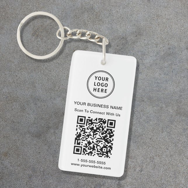 Llavero Código QR del logotipo promocional (Subido por el creador)
