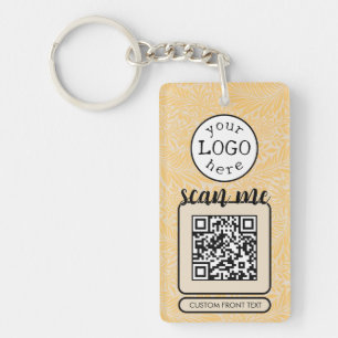 Llavero Código QR doble para los negocios William Morris a