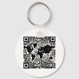 Llavero Código QR - El mundo