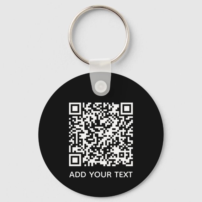 Llavero Código QR Empresarial Personalizado  (Anverso)