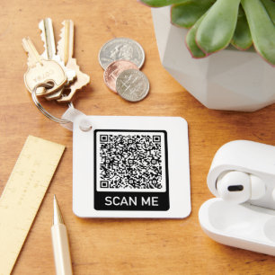 Llavero Código QR - Escándame Profesional Personalizado Mo